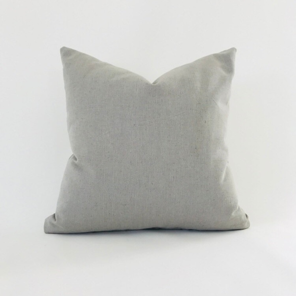 Canvas Pillow Cover Etsy