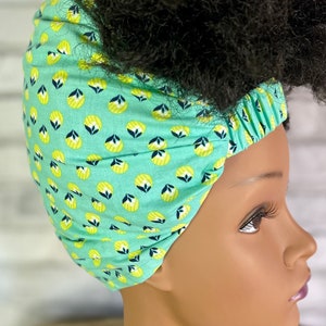Springtime Floral Head Wrap, Adjustable Head Wrap, Floral Headband