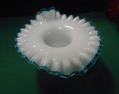 SILVERCREST Bowl White with Blue Trim