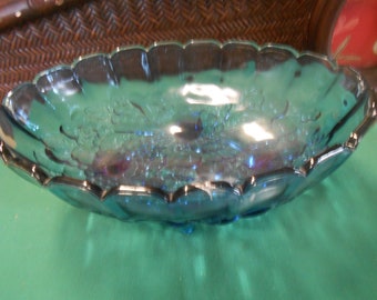 Indiana Purple Carnival Glass Iridescent BOWL