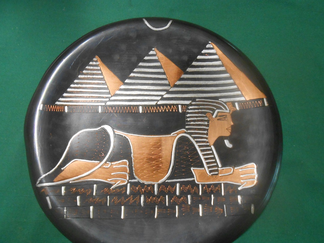 Brass and Copper EGYPTIAN Wall Plaque Etsy