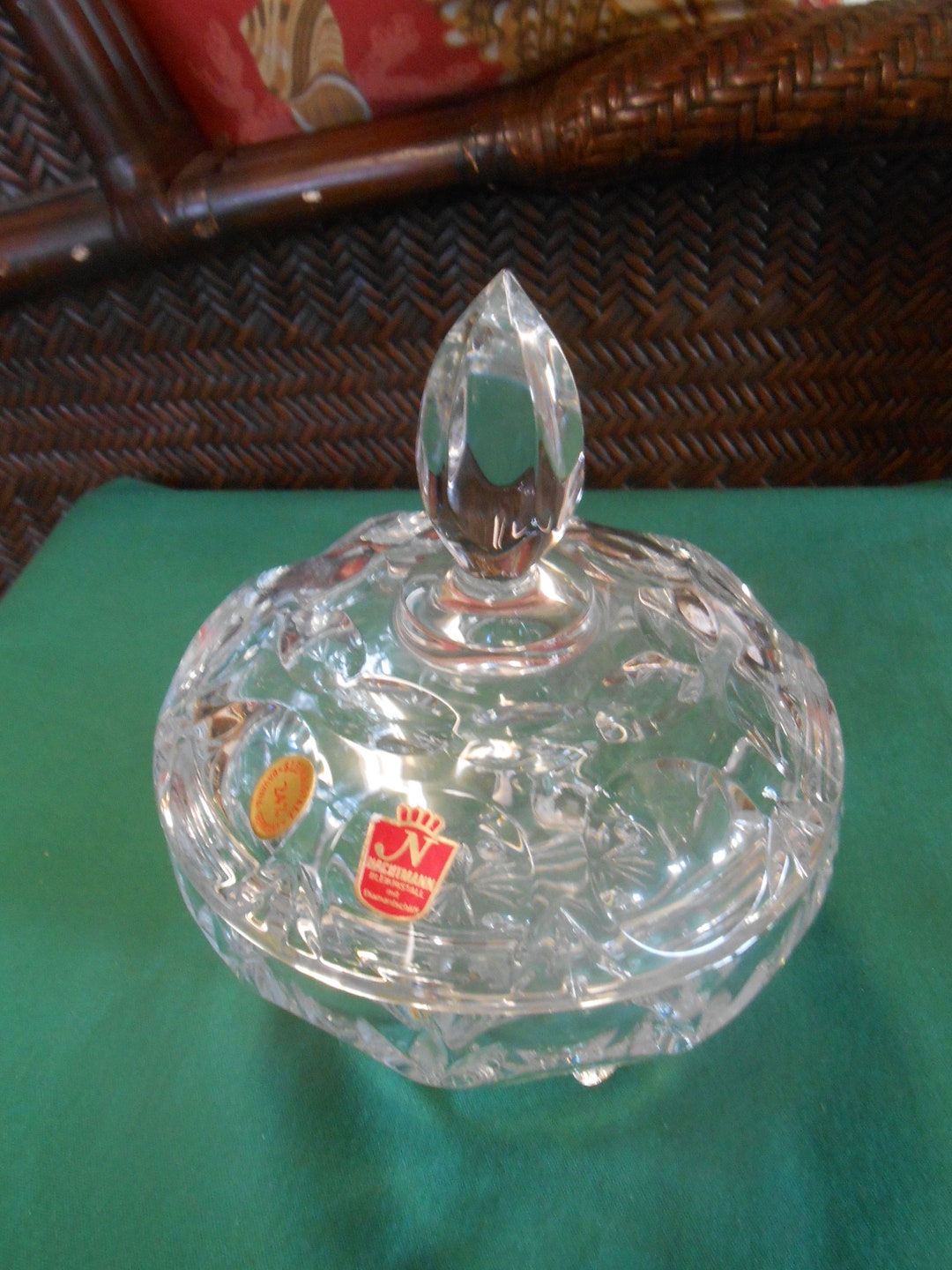 NACHTMANN Bleikristall Germany Crystal Candy Dish Etsy
