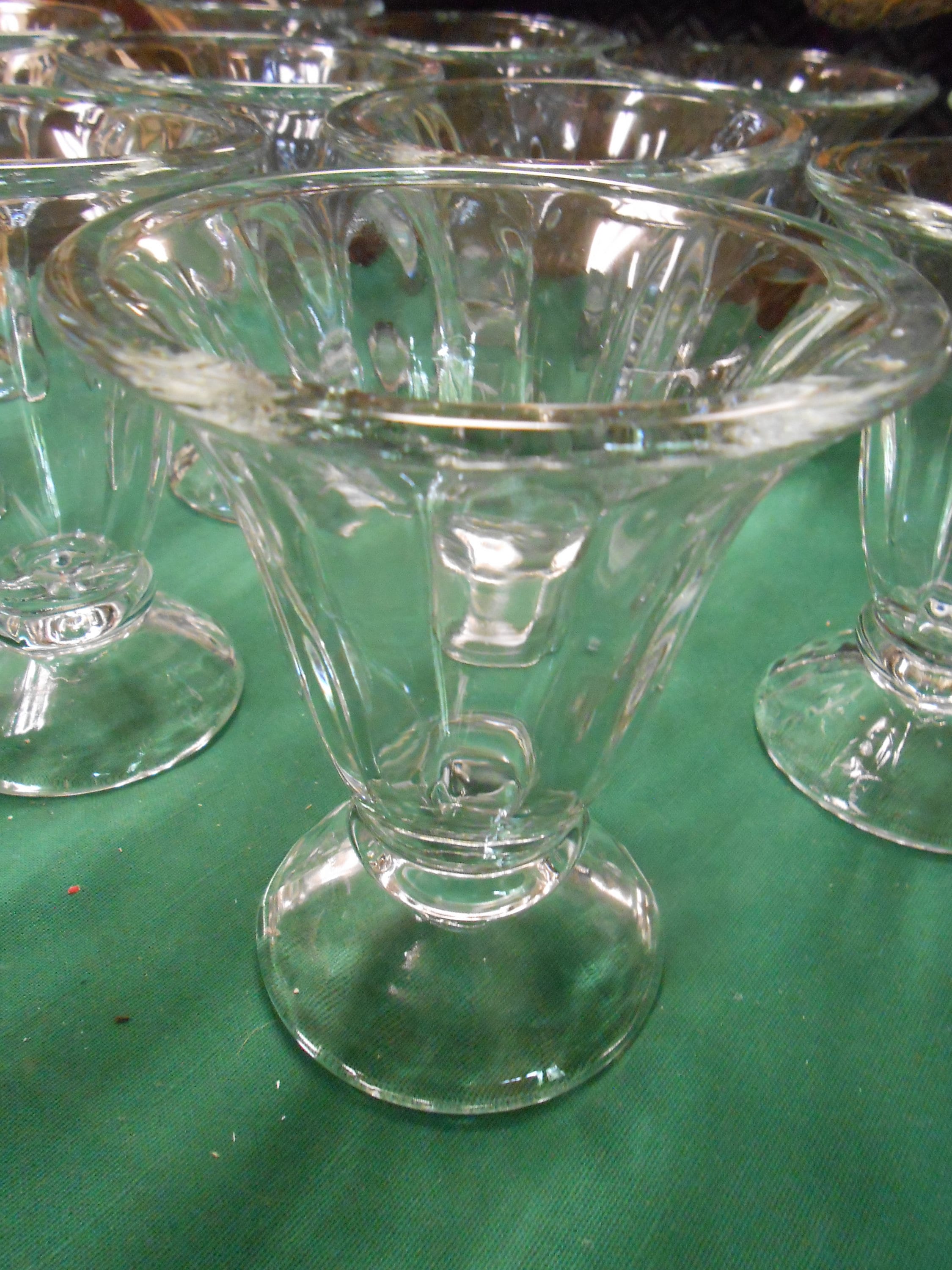 Set of 11 Ice Cream SUNDAE Glasses Etsy