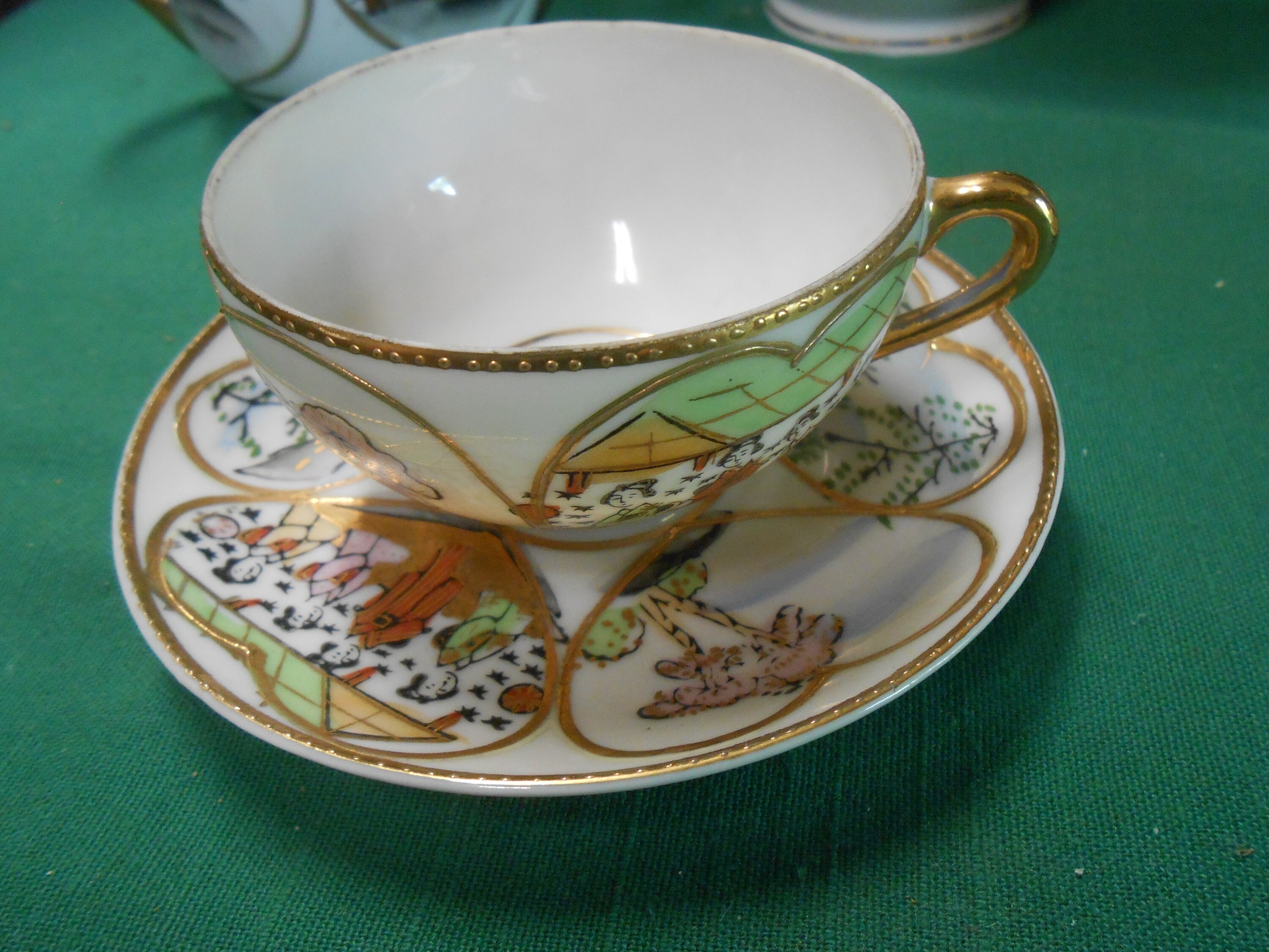 Vintage GEISHA GIRL 7piece Tea Set Etsy