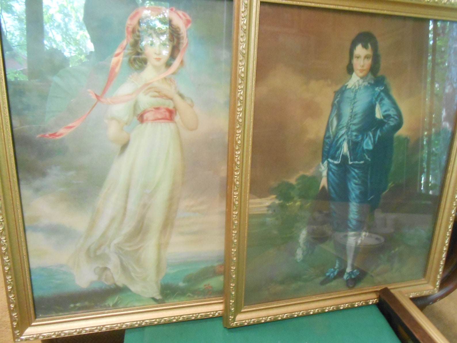 PINKY & BLUE BOY Framed Prints 22 x 18 Etsy