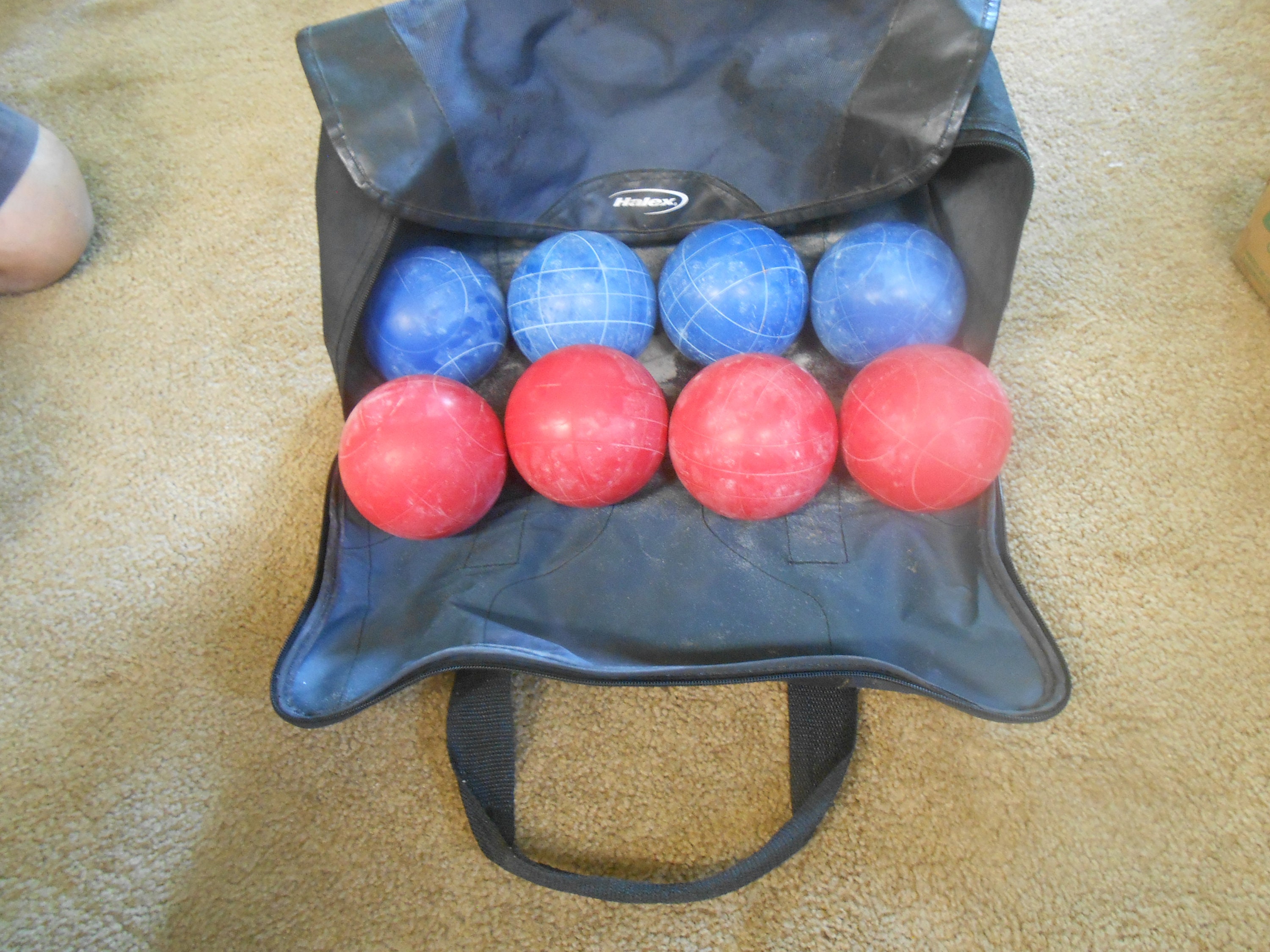 9 Ball Set Boule Bocce Ball Outdoor Toys Plastic Boules Jack Games