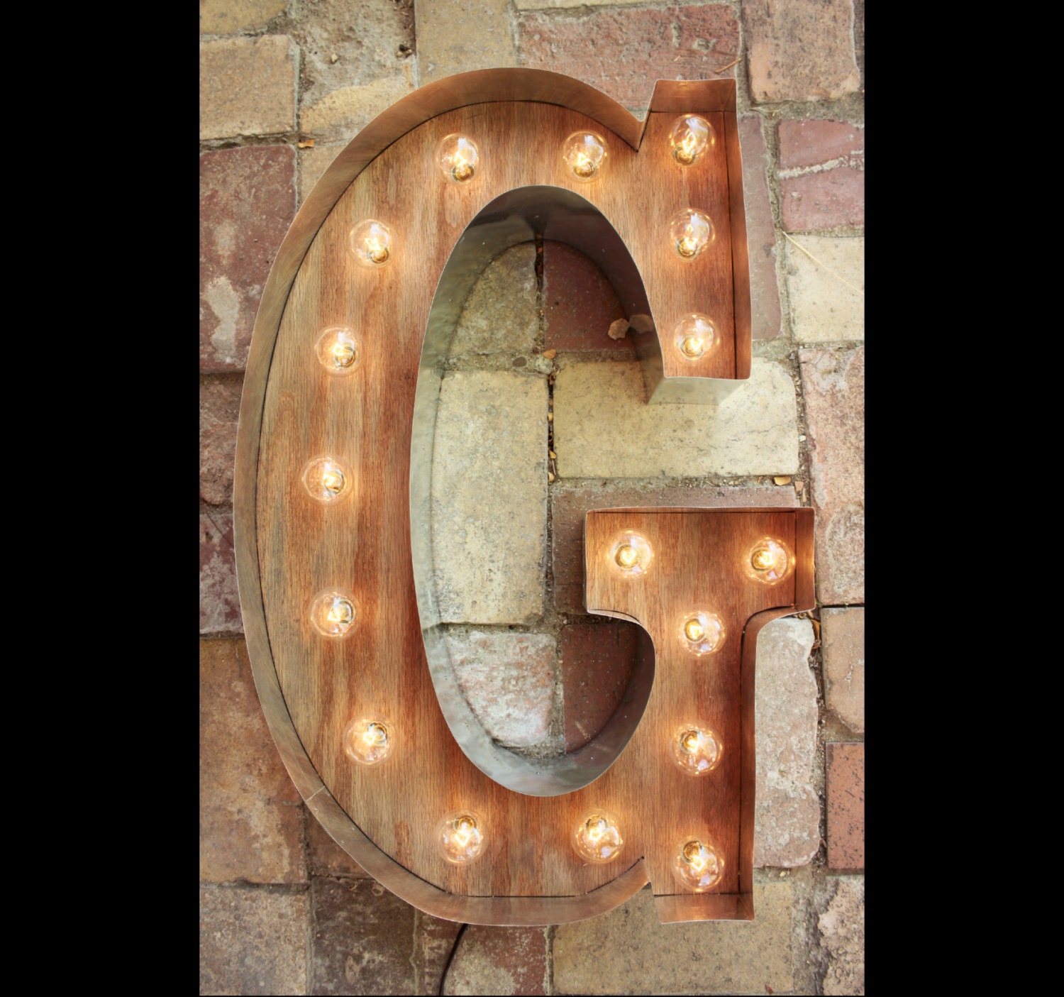 Metal marquee letters no lights Metal marquee letters no lights