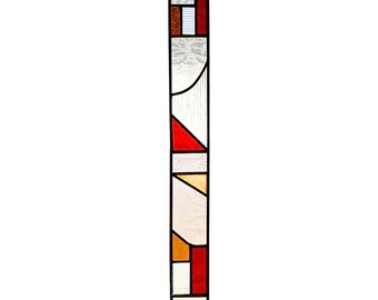 Warm Colors, Stained Glass, Light Bar, Light Strip, Window Hanging, Sun Catcher