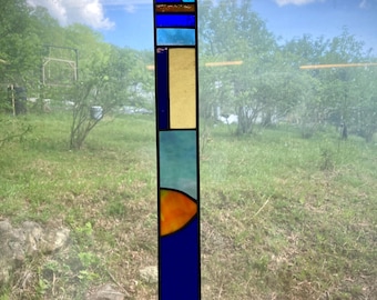Stained Glass Pretty Hues Light Bar, Light Strip, Window Hanging, Sun Catcher, Home Decoration