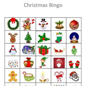 Christmas Bingo