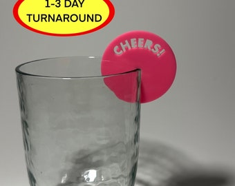 Étiquette pour boisson personnalisée en acrylique : service de table découpé personnalisé