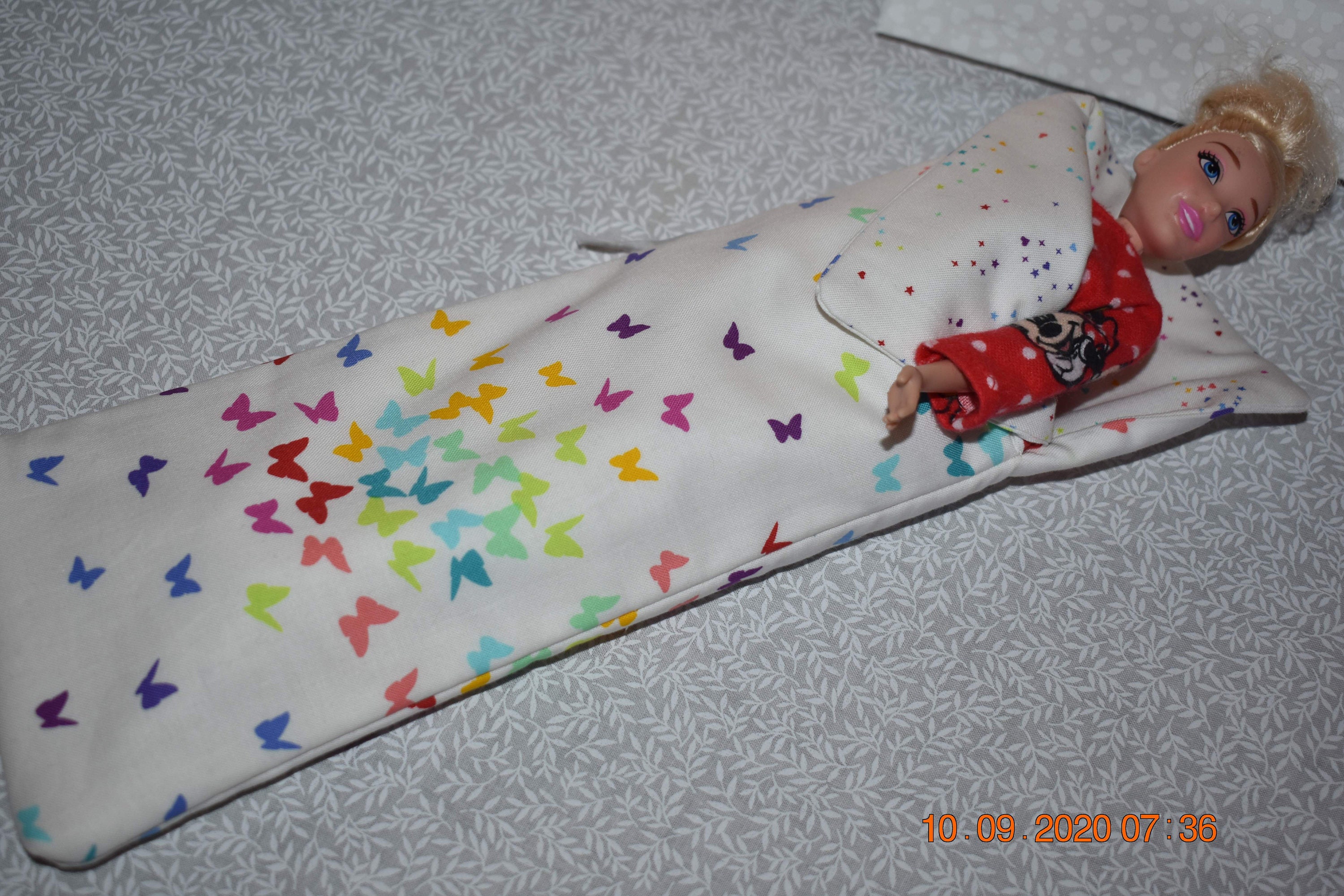 Barbie Doll Sleeping Bag 11 Inch Doll Sleeping Bags 12 Etsy