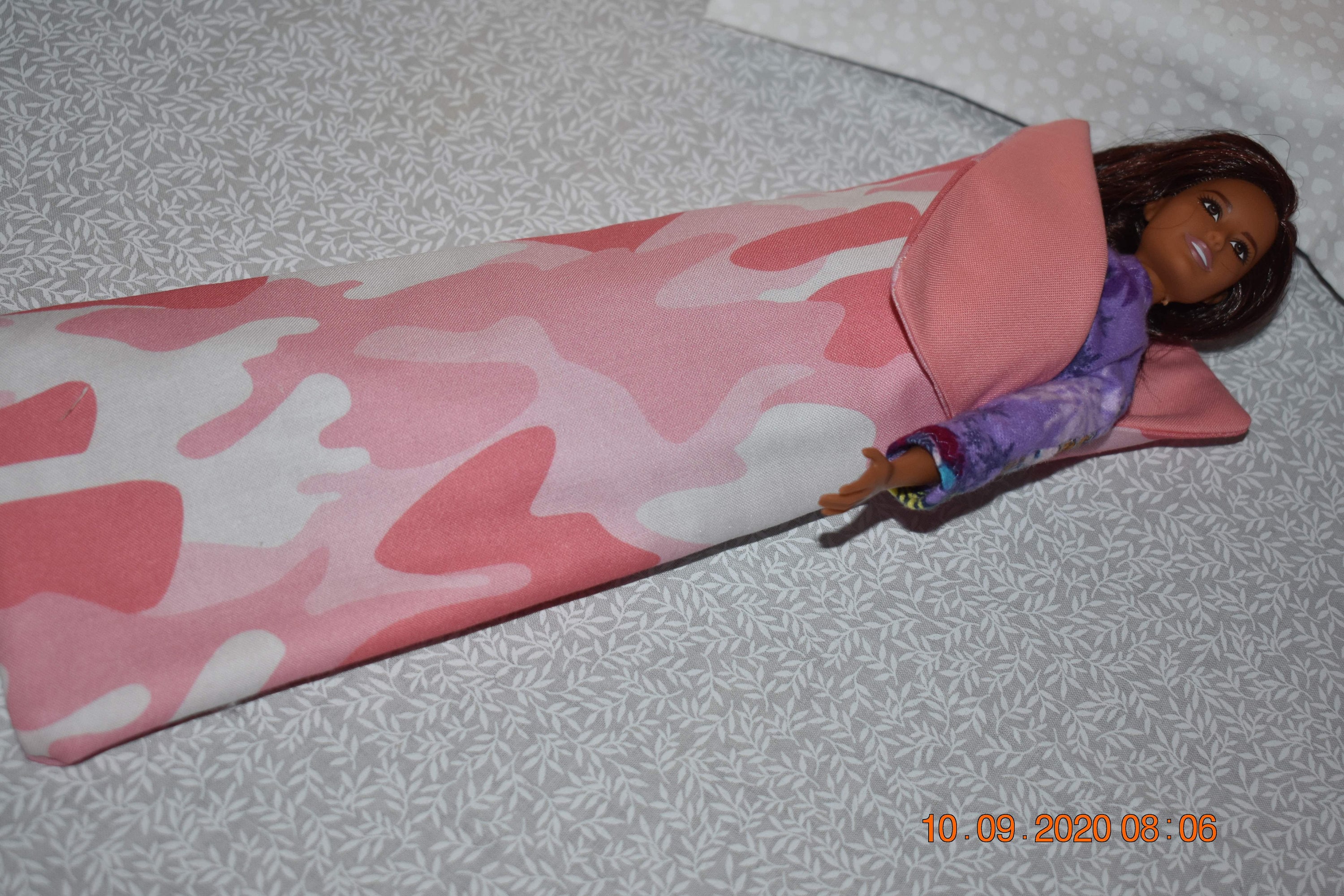 Barbie Doll Sleeping Bag 12 inch Doll Sleep Bags Camo Etsy