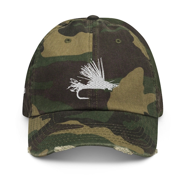 Fly Fishing Hat, Personalization Available, Fishing Gift For Men, Fishing Cap, Fishing Baseball Cap, Caddis Fly