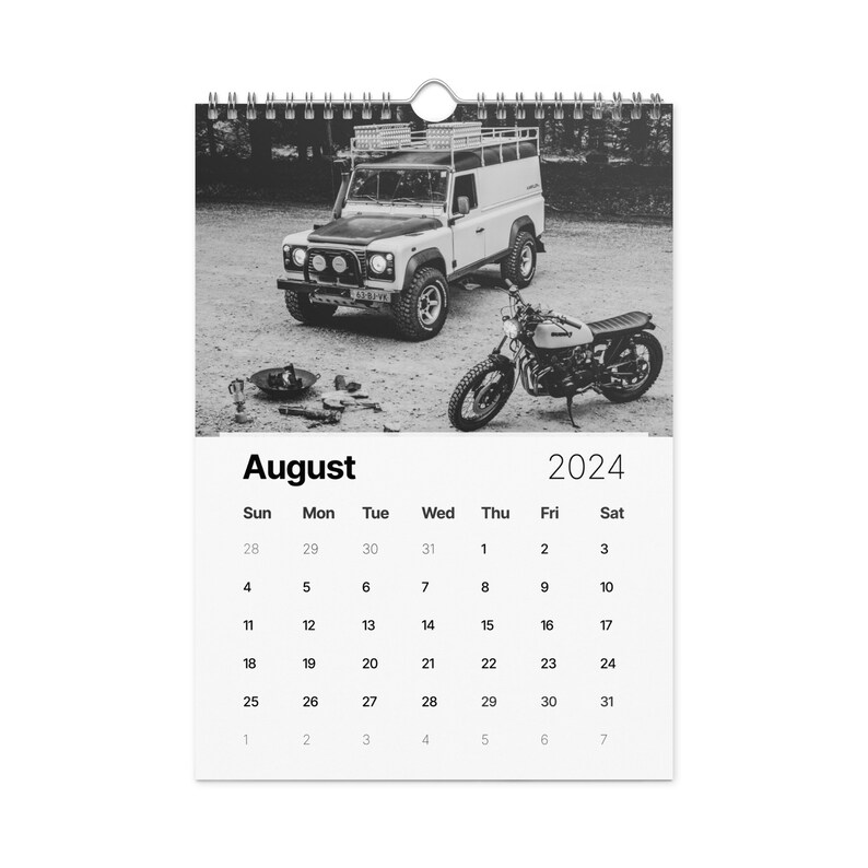 LAND ROVER DEFENDER 2024 Calendar Gift for Him, Gift for Her, Vintage