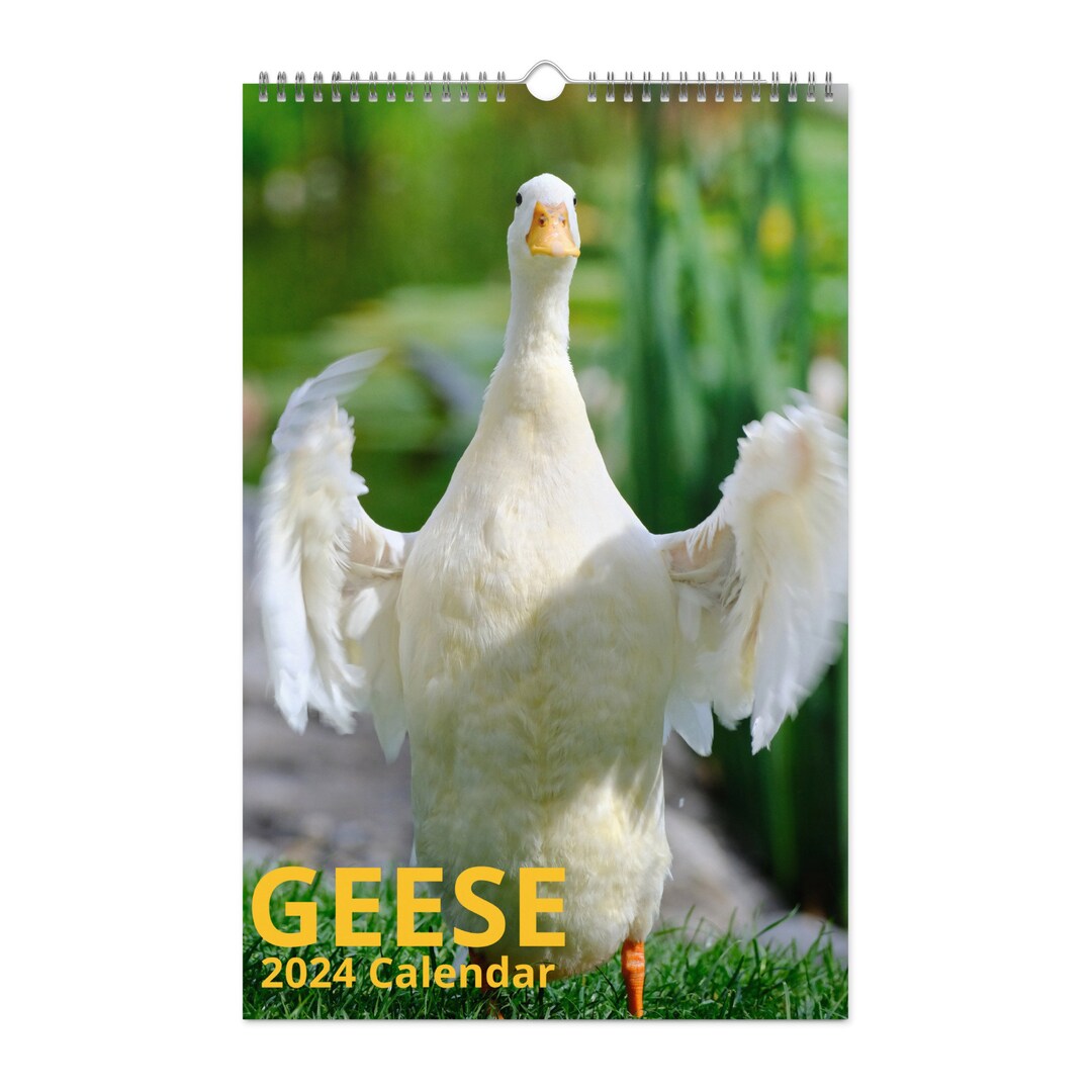 2024 Geese Calendar, Goose, Gifts for Her, Gifts for Him, Hunting