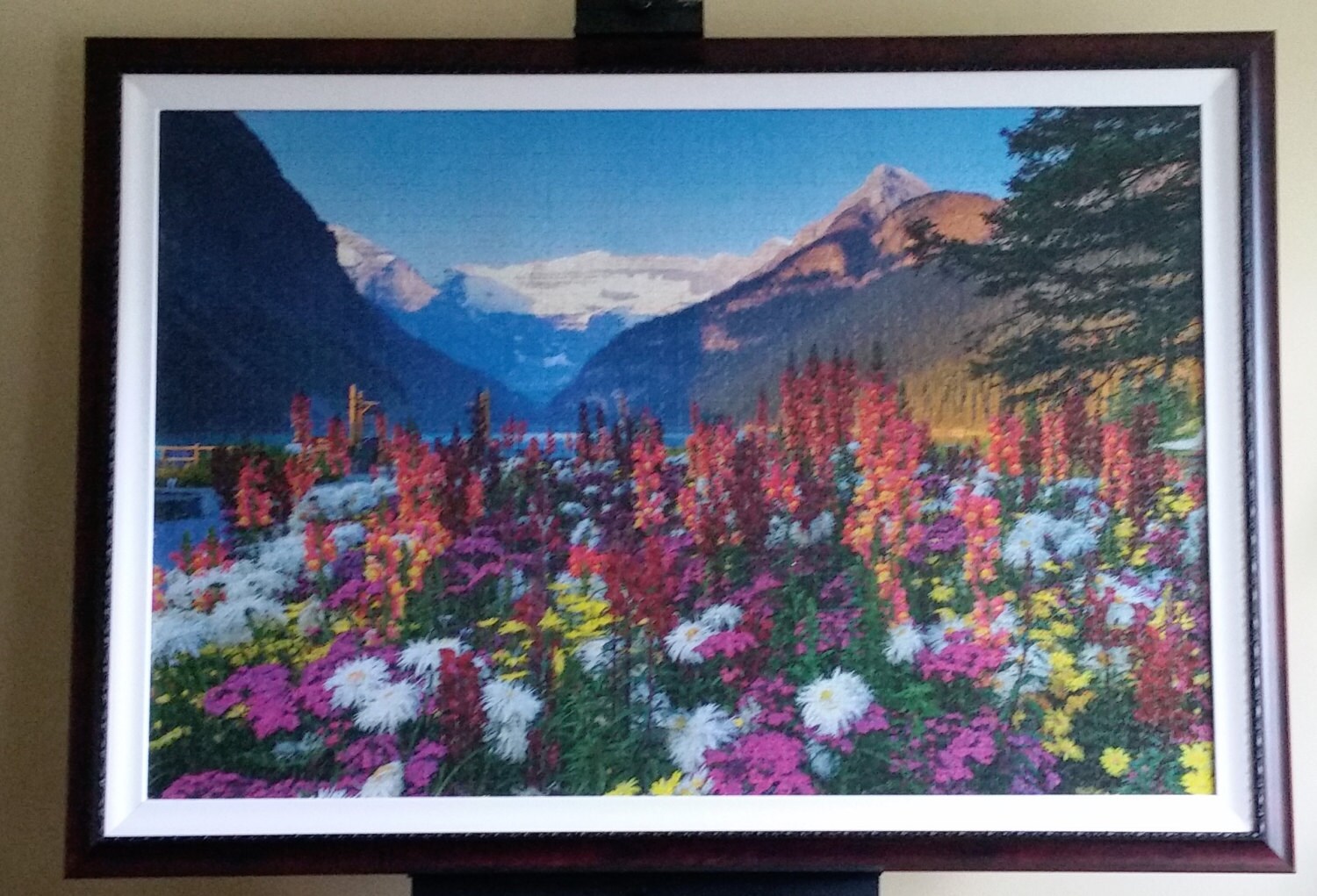 Ravensburger Flowery Mountains Puzzle da parete, 3000 pezzi, con cornice  professionale, decorazione e decorazione da parete. Immagine grande di alta  qualità con finitura lucida. -  Italia