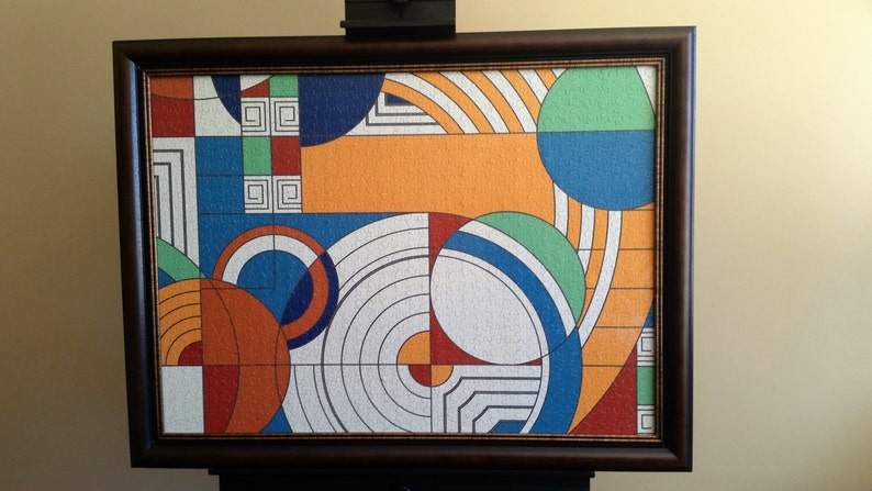 Frank Lloyd Wright Hoffman House Rug Design Puzzle - Thumbnail 3