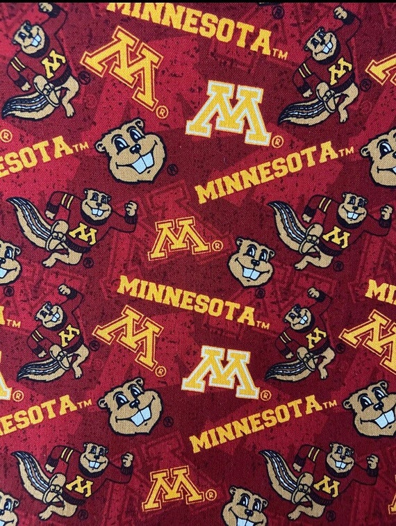 University of Minnesota Fabric University of Minnesota Fabric Etsy