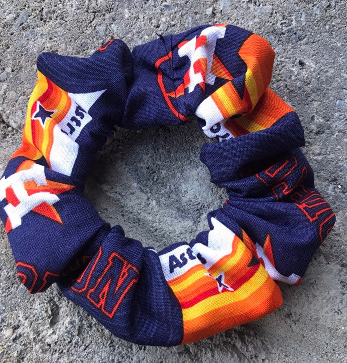 Houston Astros Scrunchies Houston Astros Hair Accessories Etsy