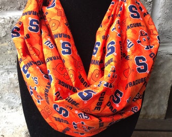 Syracuse University infinity scarf, Syracuse scarf, Syracuse accessories, Syracuse gift