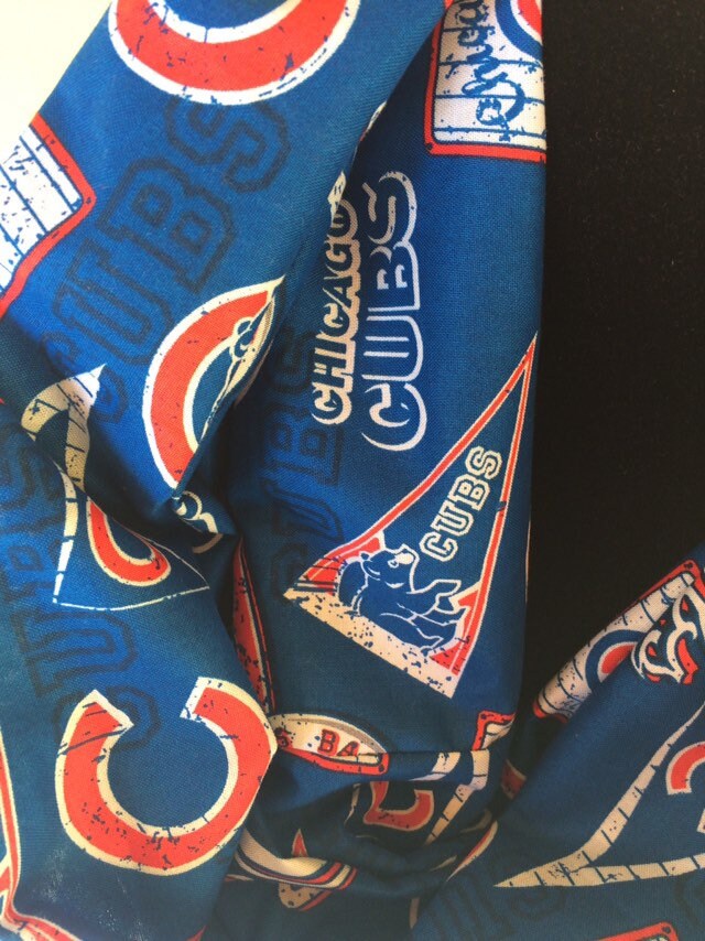 Chicago Cubs infinity scarf Chicago cubs accessory Cubs Etsy