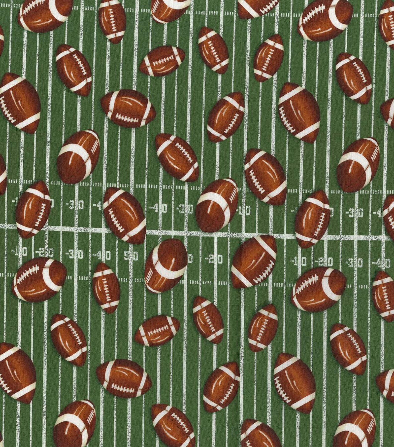Football Fabric Football Fabric by the Yard Football Cotton Etsy