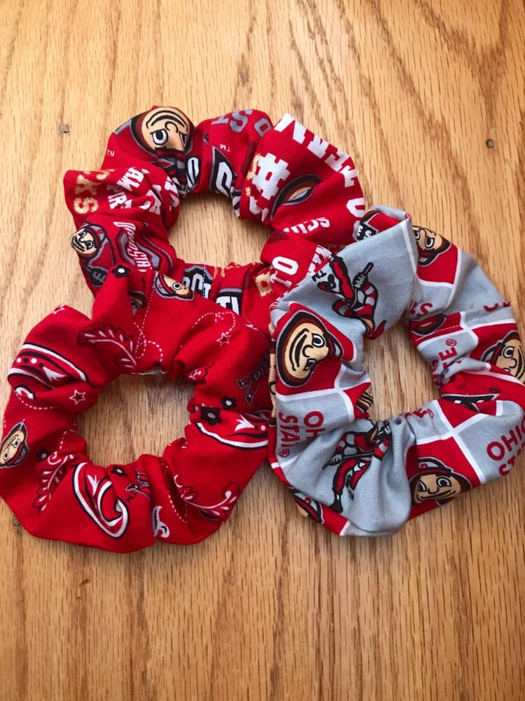 Ohio State scrunchie, Ohio State hair tie, Ohio State Accessories, Oh…
