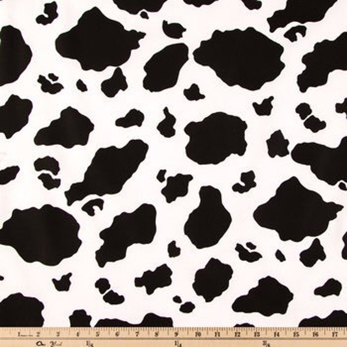 Cow print fabric Cow fabric by the yard Cow cotton fabric Etsy