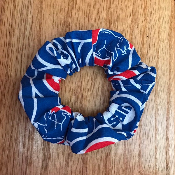 Chicago Cubs scrunchie, Chicago Cubs scrunchies, Chicago Cubs hair accessories, Chicago Cubs gift