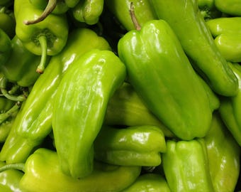 Heirloom Cubanelle Sweet Pepper Seeds - Heirloom Vegetable Garden Seeds