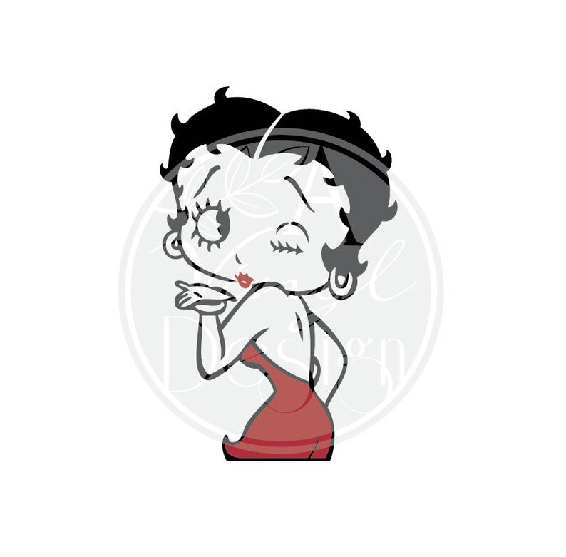 betty boop red dress