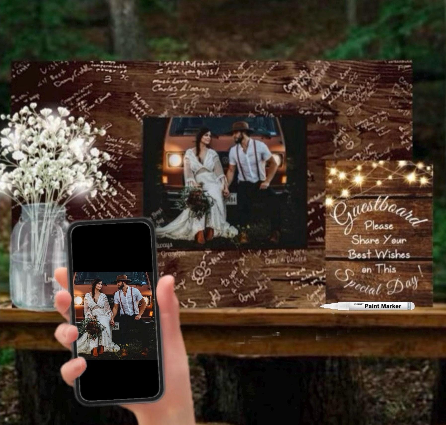 Heirloom Photo Signing Board