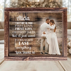 Custom Photo Girlfriend Gift: Boyfriend Picture Frame