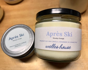 Aprés Ski - 12 oz Natural Soy Wax Candle