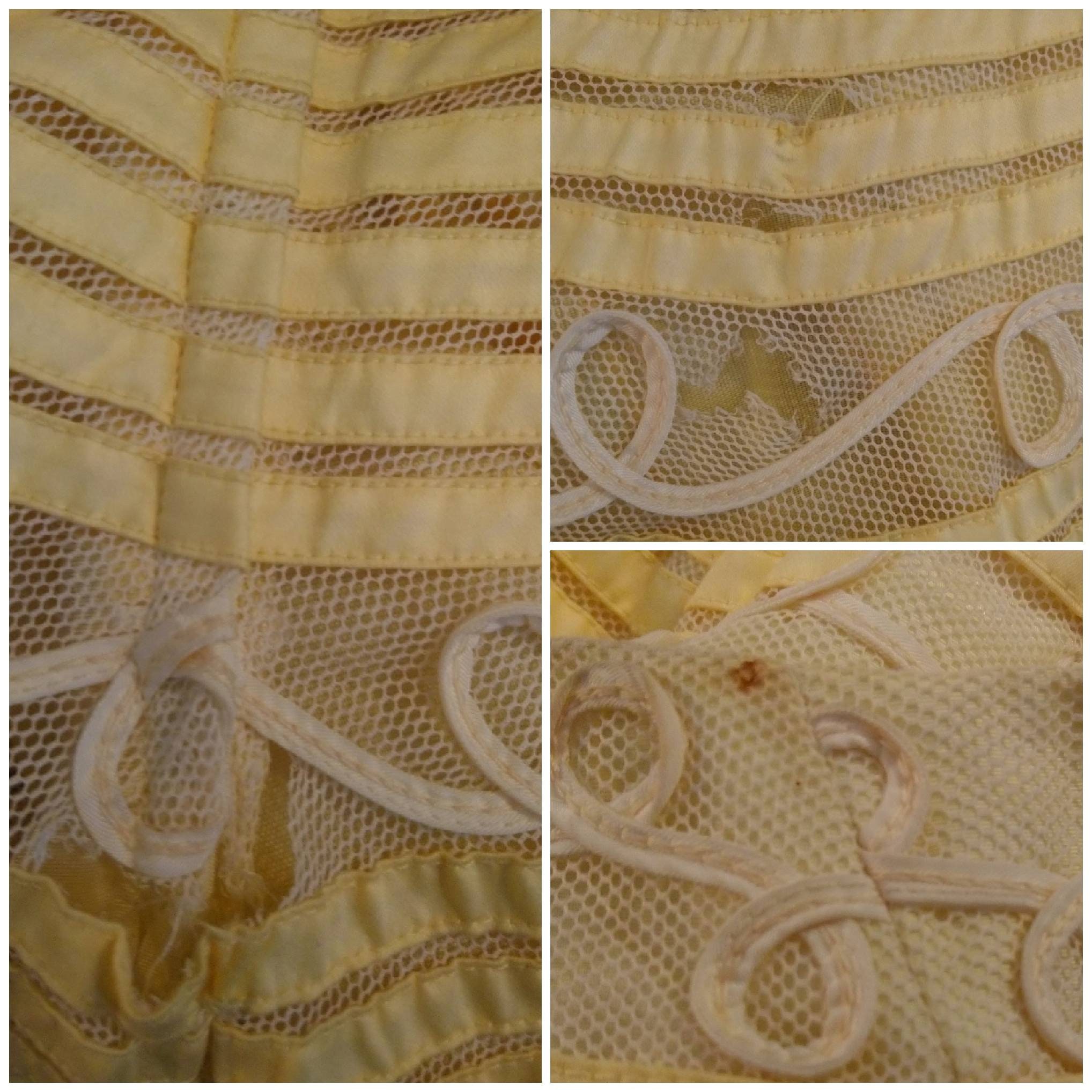 REDUCED 1950's Pale Yellow Ribbon Dress / Fit and Flare Etsy