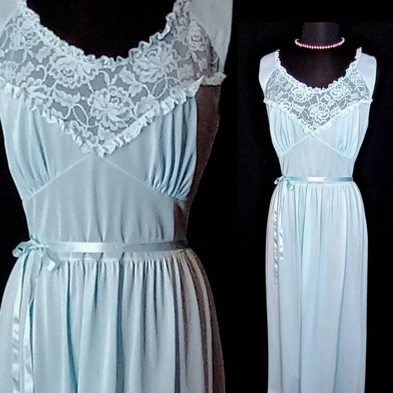VOLUP 1950's 50s / 1960's 60s AIYANA NIGHTGOWN / … - image 9