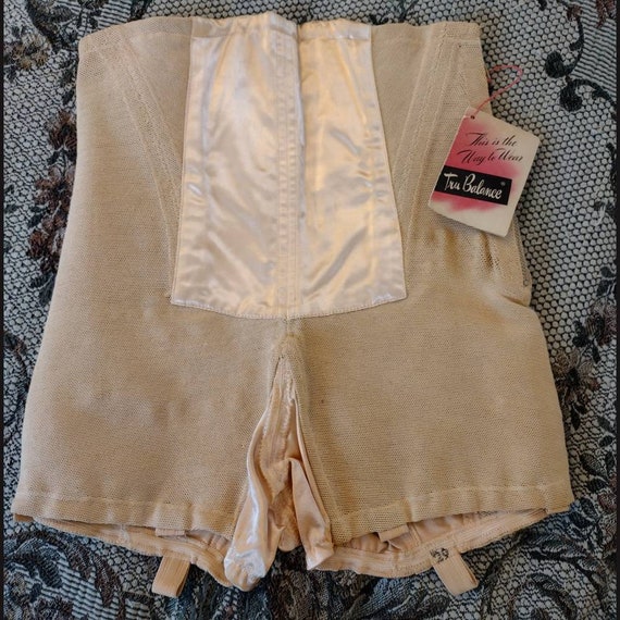 VOLUP 1940's Tru Balance Peach Pink Girdle / Pant… - image 4