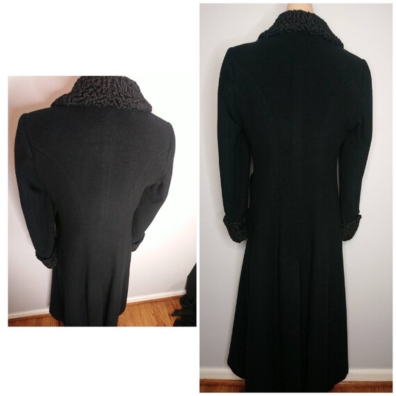 ST JOHN Designer Cashmere Dress Coat / Fitted 194… - image 7