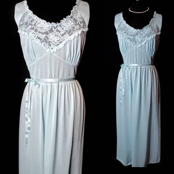 VOLUP 1950's 50s / 1960's 60s AIYANA NIGHTGOWN / … - image 4