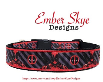 deadpool cat collar