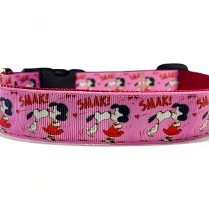 Beagle - Smak! - Valentines - Kiss - Dog Collar - 1" or 3/4" Wide