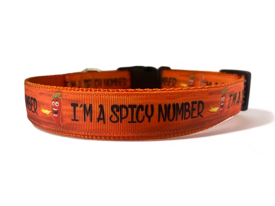 I'm A Spicy Number Spicy Hot Peppers Chili Peppers Orange Black Dog