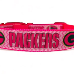 Pink notre dame dog collar sale