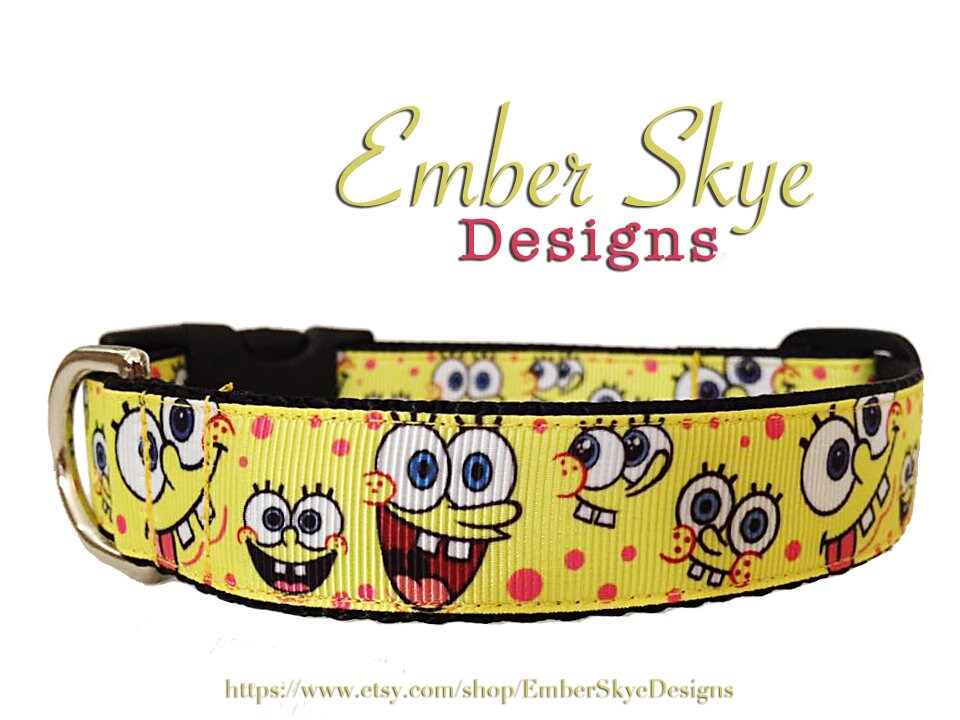 spongebob dog collar