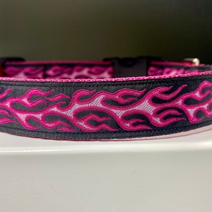 Hot Pink- Luxury Designer Monogram Empreinte Leather Dog CollarPet Supply  Mafia