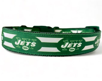 NY Jets - Sports Team - Football - Green - Dog Collar - 1" Wide