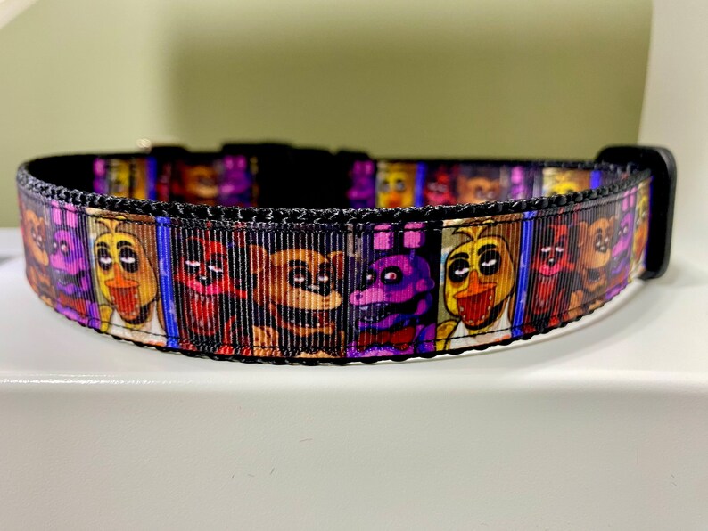 Five Nights at Freddy's FNAF Video Game Dog Collar Etsy