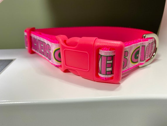 Green Bay Packers Sports Team Football Pink Dog Collar 1 or 3 4