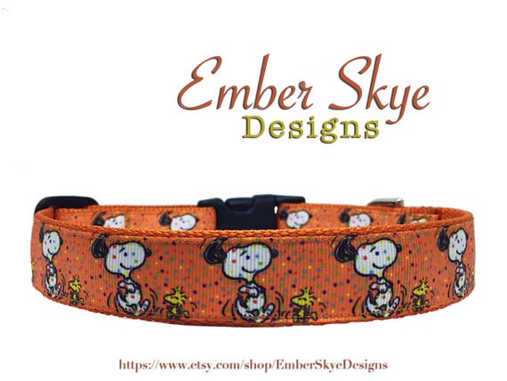 Snoopy dog collar Clearance